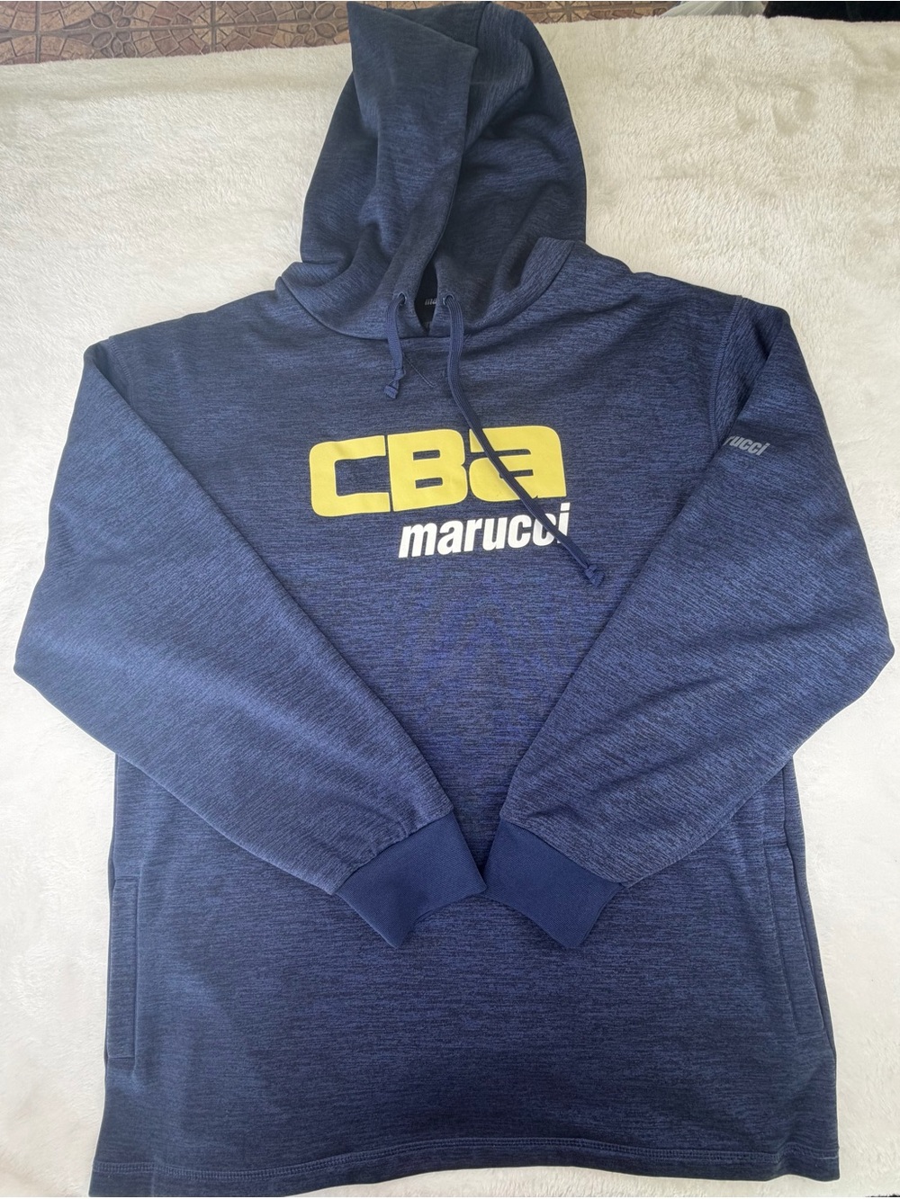 Marucci CBA Men's Navy Hooded Pullover Sweatshirt